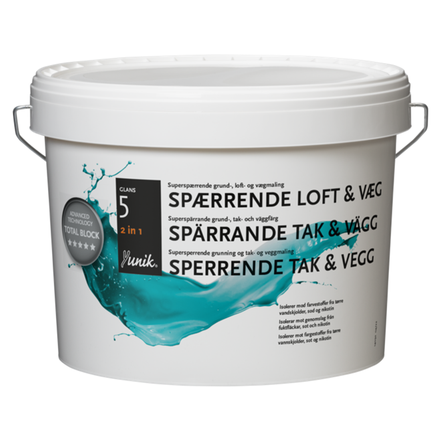 Spærrende Loft & Væg 2-In-1